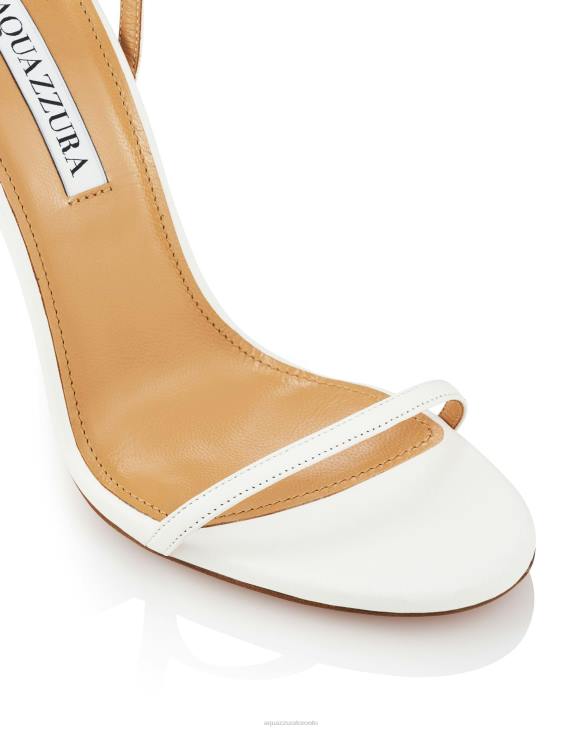 Aquazzura Olie Sandal 105 WHITE 8TLF23