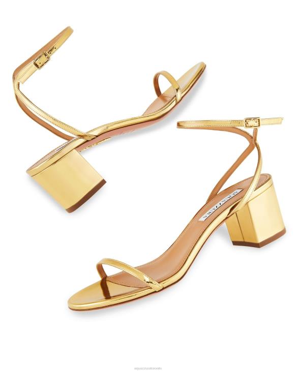 Aquazzura Olie Sandal 50 GOLD 8TLF75