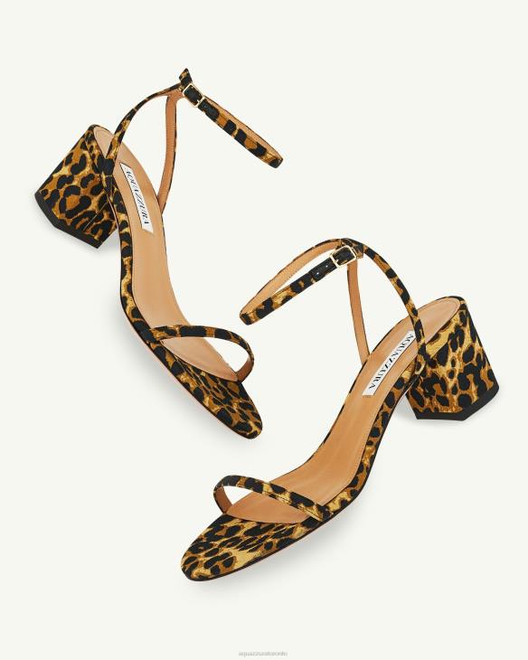 Aquazzura Olie Sandal 50 LEOPARD 8TLF5