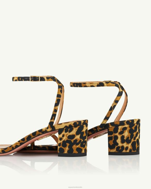 Aquazzura Olie Sandal 50 LEOPARD 8TLF5