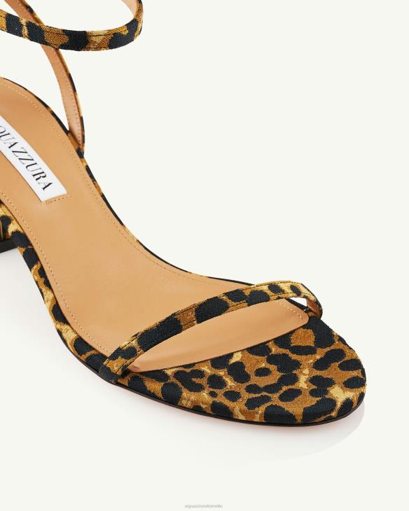 Aquazzura Olie Sandal 50 LEOPARD 8TLF5