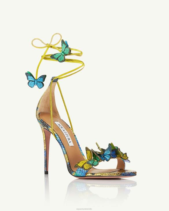 Aquazzura Papillon Sandal 105 MULTICOLOR 8TLF124