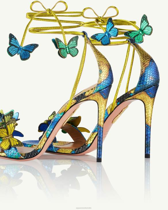 Aquazzura Papillon Sandal 105 MULTICOLOR 8TLF124