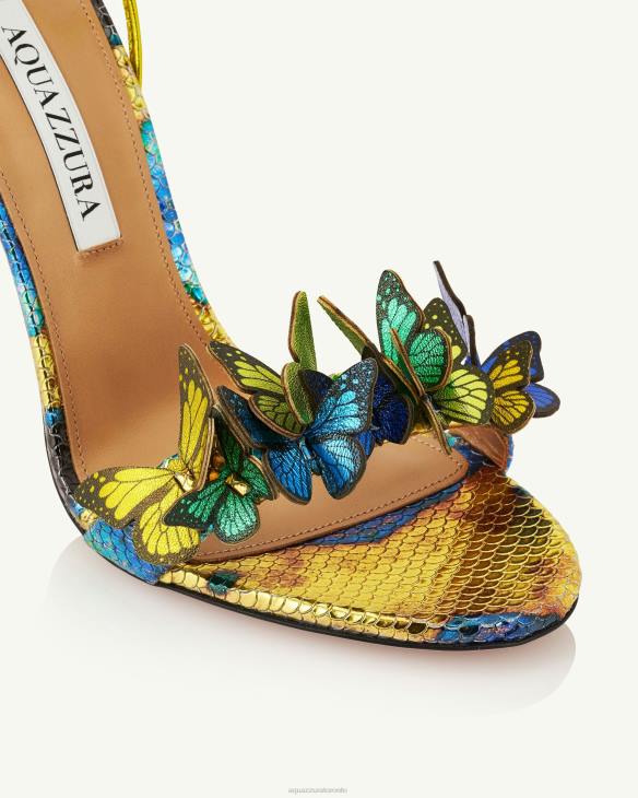 Aquazzura Papillon Sandal 105 MULTICOLOR 8TLF124