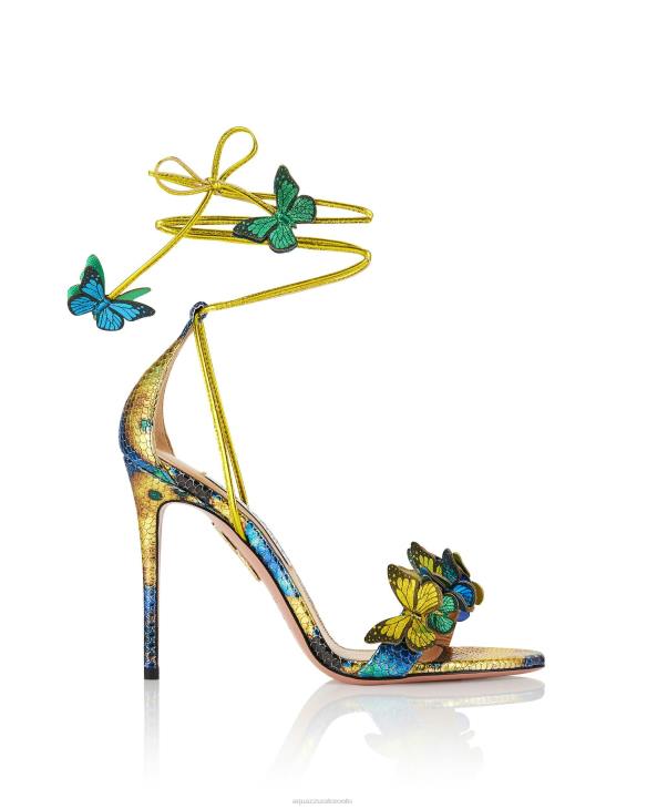 Aquazzura Papillon Sandal 105 MULTICOLOR 8TLF124