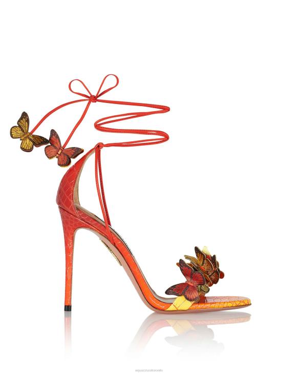 Aquazzura Papillon Sandal 105 ORANGE 8TLF96