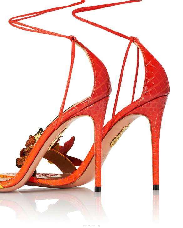 Aquazzura Papillon Sandal 105 ORANGE 8TLF96