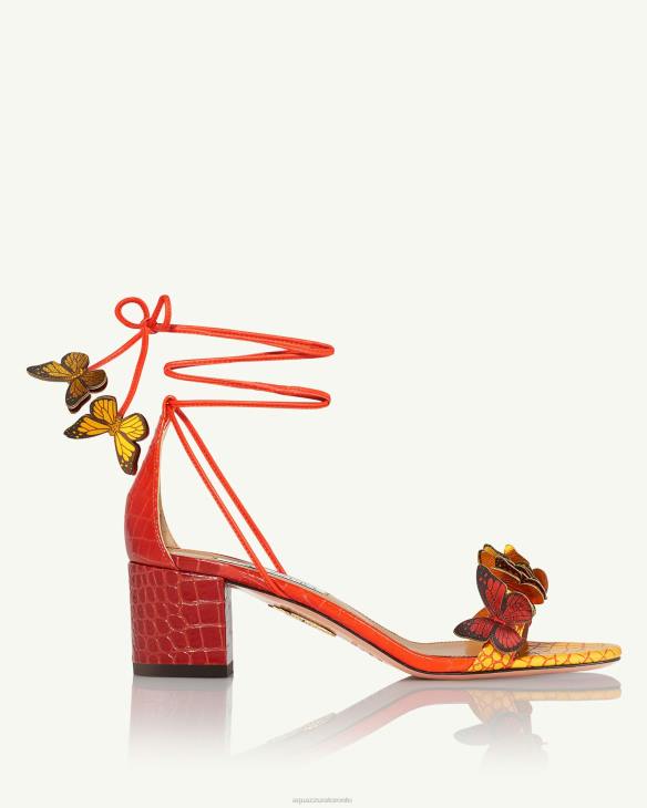 Aquazzura Papillon Sandal 50 ORANGE 8TLF97