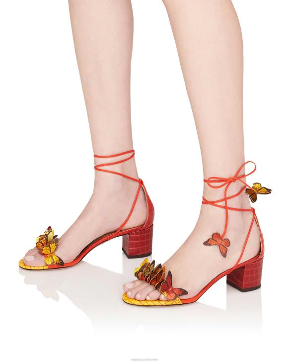 Aquazzura Papillon Sandal 50 ORANGE 8TLF97