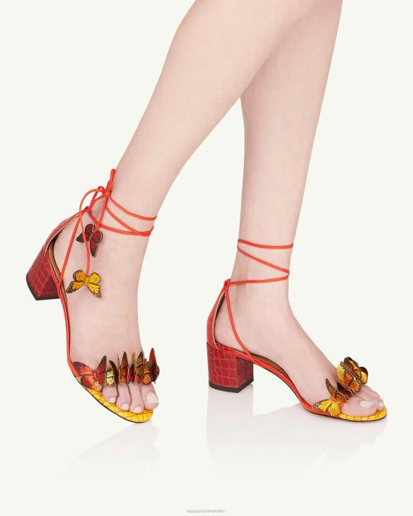 Aquazzura Papillon Sandal 50 ORANGE 8TLF97