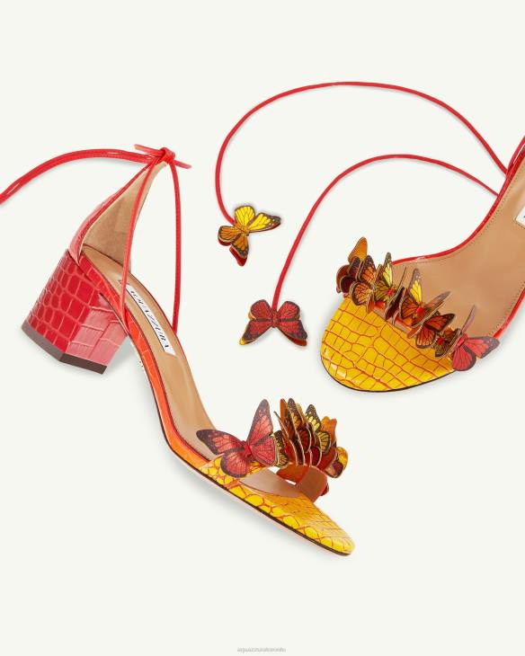 Aquazzura Papillon Sandal 50 ORANGE 8TLF97