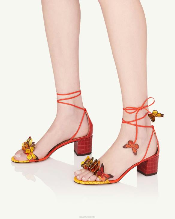 Aquazzura Papillon Sandal 50 ORANGE 8TLF97