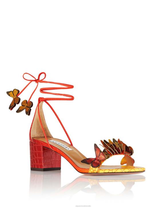 Aquazzura Papillon Sandal 50 ORANGE 8TLF97