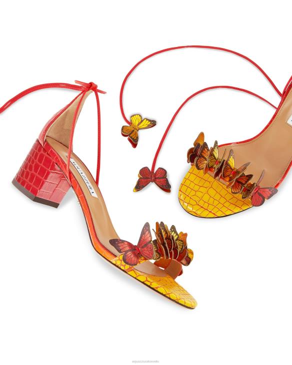 Aquazzura Papillon Sandal 50 ORANGE 8TLF97