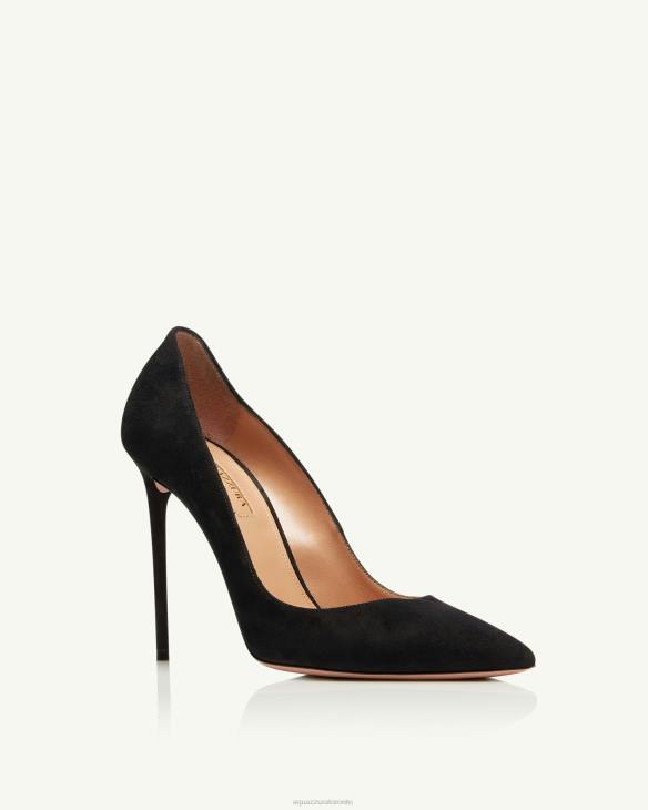 Aquazzura Purist Pump 105 BLACK 8TLF227