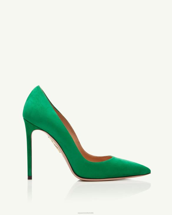 Aquazzura Purist Pump 105 GREEN 8TLF222