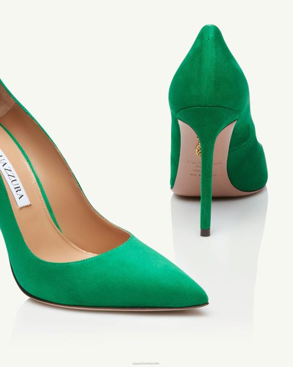 Aquazzura Purist Pump 105 GREEN 8TLF222