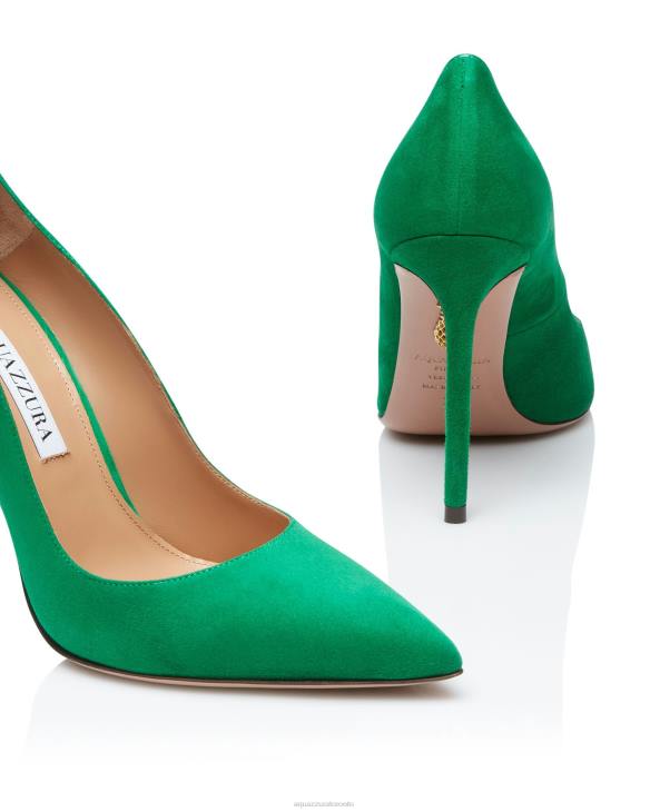 Aquazzura Purist Pump 105 GREEN 8TLF222