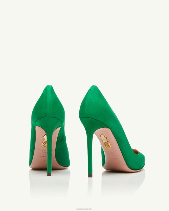 Aquazzura Purist Pump 105 GREEN 8TLF222