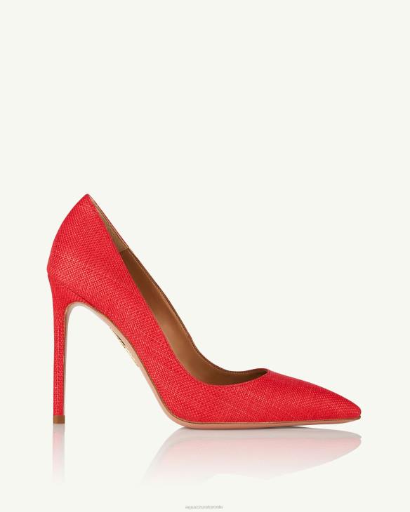 Aquazzura Purist Pump 105 RED 8TLF204