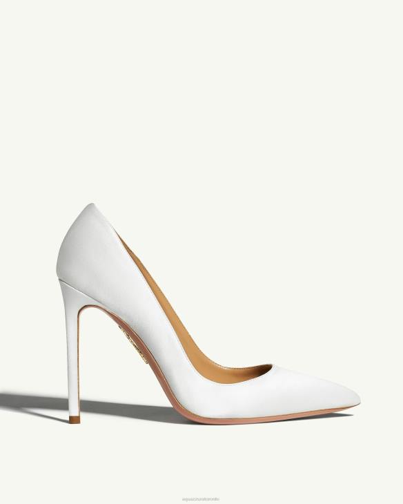 Aquazzura Purist Pump 105 WHITE 8TLF242