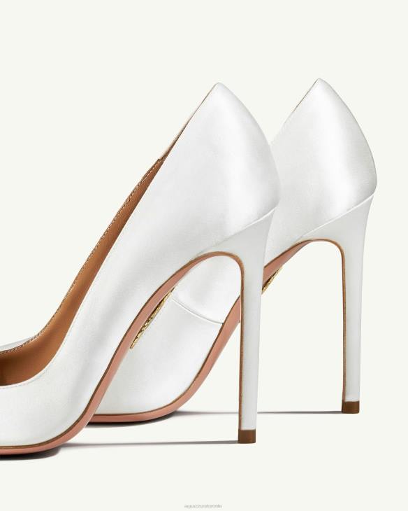 Aquazzura Purist Pump 105 WHITE 8TLF242