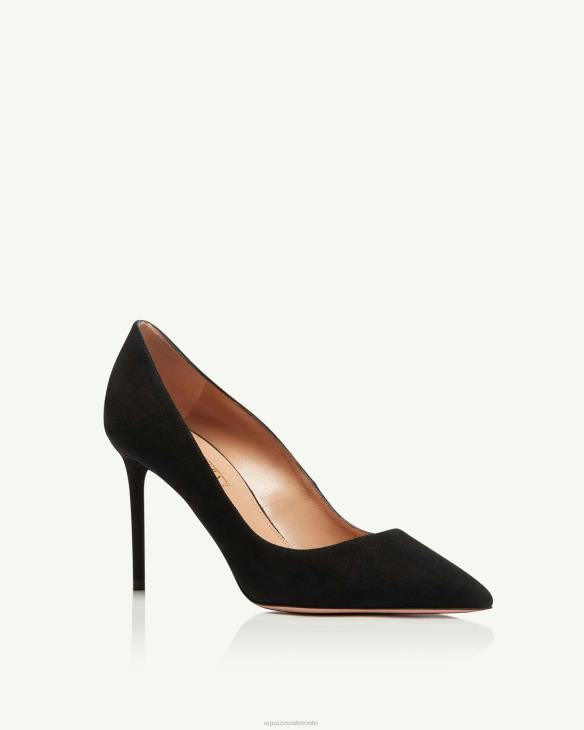 Aquazzura Purist Pump 85 BLACK 8TLF207