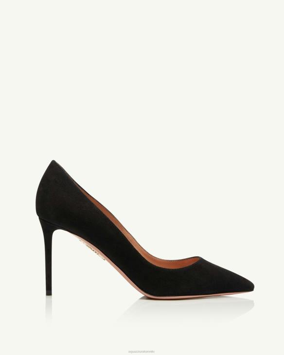 Aquazzura Purist Pump 85 BLACK 8TLF207