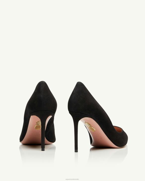 Aquazzura Purist Pump 85 BLACK 8TLF207