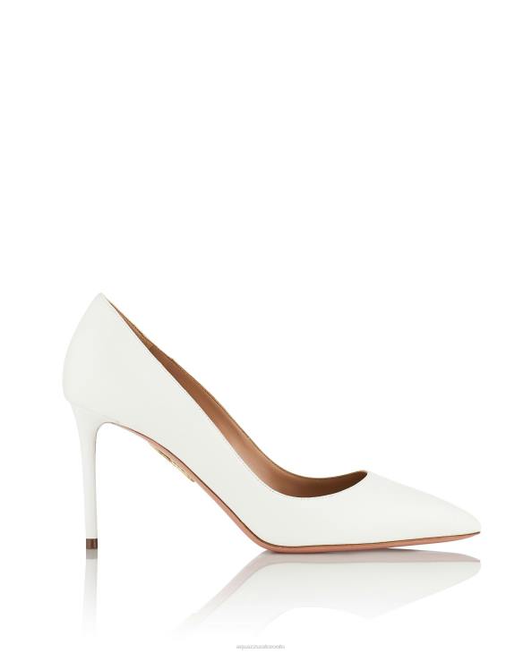 Aquazzura Purist Pump 85 WHITE 8TLF236