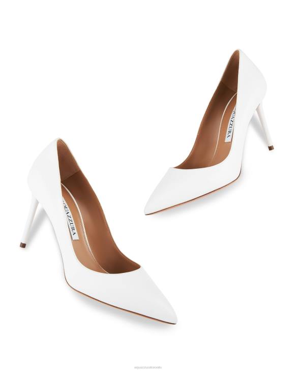 Aquazzura Purist Pump 85 WHITE 8TLF236