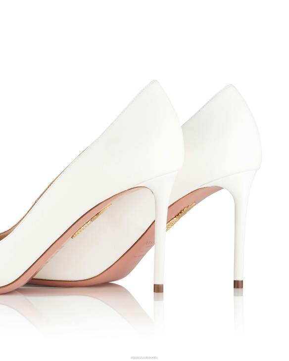 Aquazzura Purist Pump 85 WHITE 8TLF236