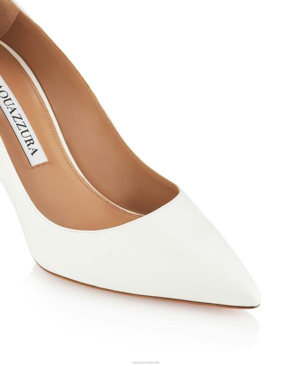 Aquazzura Purist Pump 85 WHITE 8TLF236