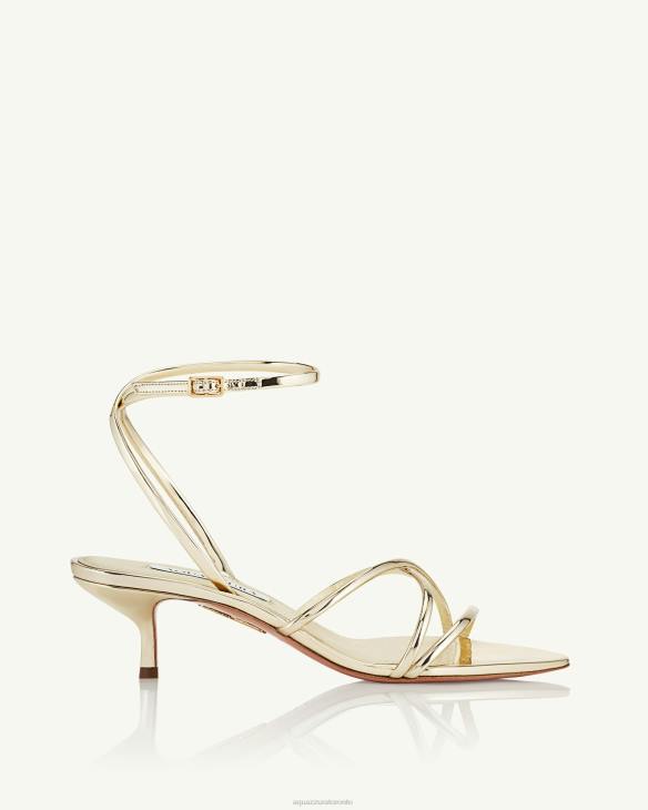 Aquazzura Roy Sandal 50 GOLD 8TLF76