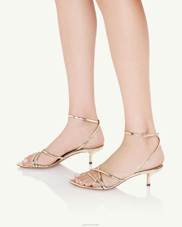 Aquazzura Roy Sandal 50 GOLD 8TLF76