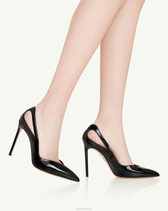 Aquazzura Sheeva Pump 105 BLACK 8TLF192