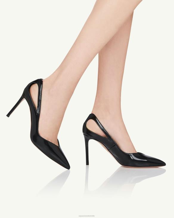 Aquazzura Sheeva Pump 85 BLACK 8TLF193