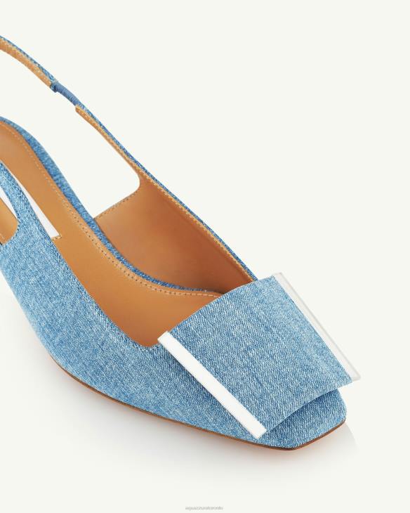 Aquazzura Shibuya Sling 35 BLUE 8TLF178