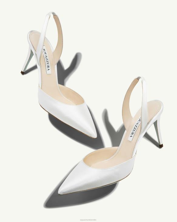 Aquazzura So Nude Pump 85 WHITE 8TLF237