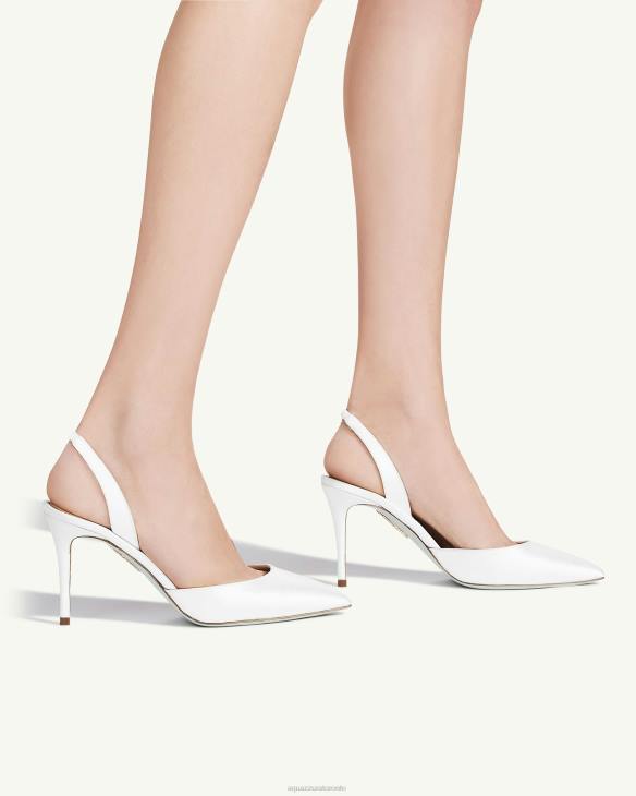 Aquazzura So Nude Pump 85 WHITE 8TLF237