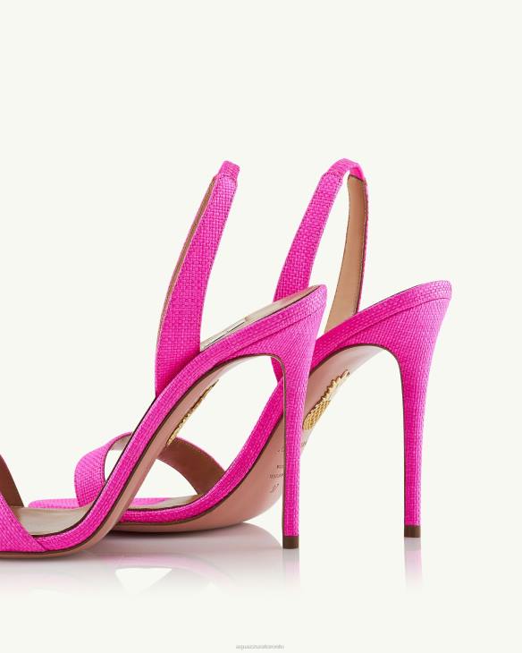 Aquazzura So Nude Sandal 105 FUCHSIA 8TLF140