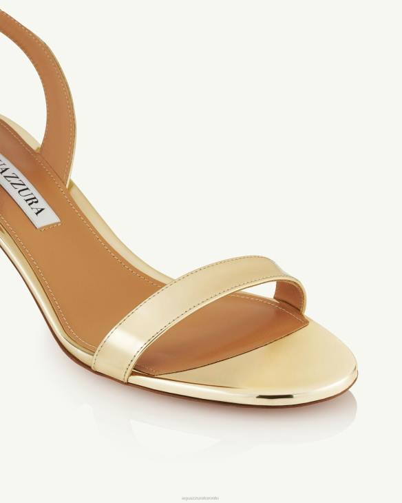 Aquazzura So Nude Sandal 50 GOLD 8TLF108