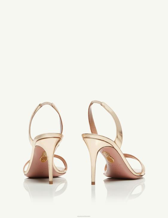 Aquazzura So Nude Sandal 85 GOLD 8TLF93