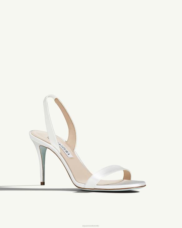 Aquazzura So Nude Sandal 85 WHITE 8TLF162