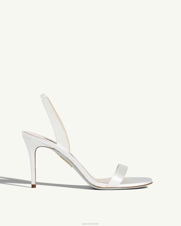 Aquazzura So Nude Sandal 85 WHITE 8TLF162