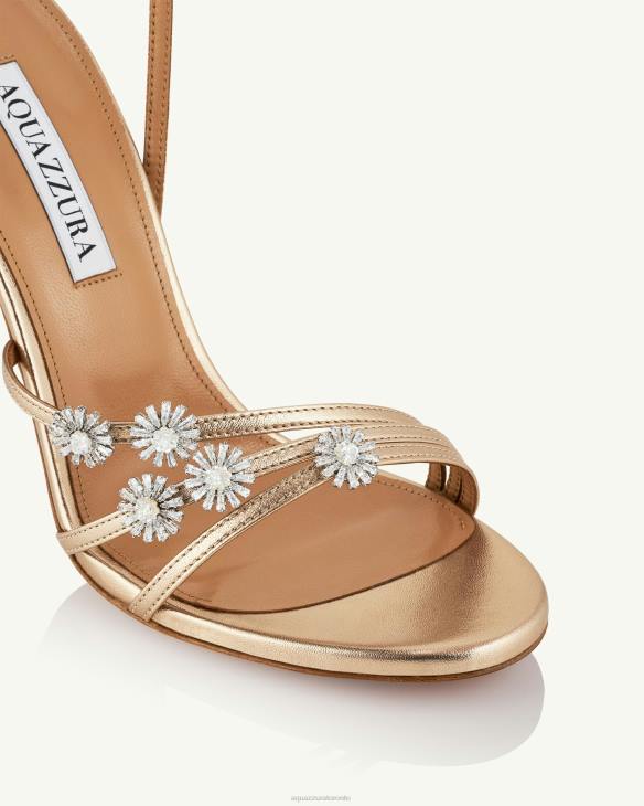 Aquazzura Starry Night Sandal 105 GOLD 8TLF8