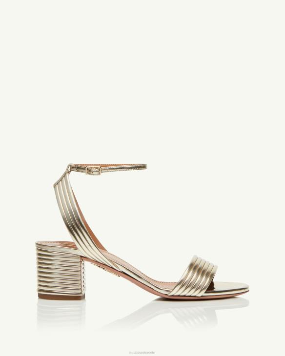 Aquazzura Sundance Sandal 50 GOLD 8TLF130