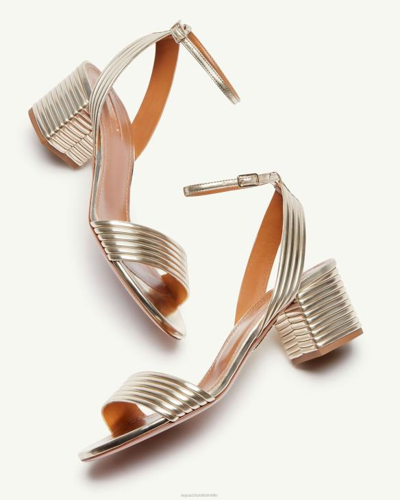 Aquazzura Sundance Sandal 50 GOLD 8TLF130