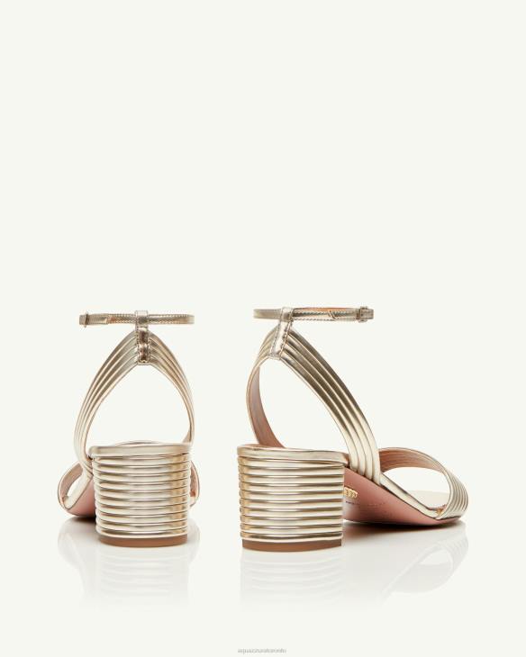 Aquazzura Sundance Sandal 50 GOLD 8TLF130