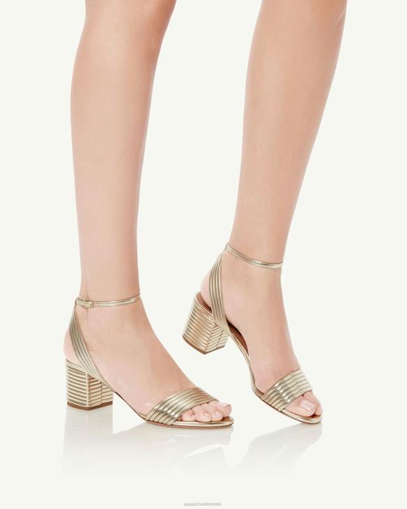 Aquazzura Sundance Sandal 50 GOLD 8TLF130